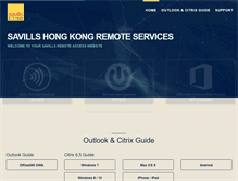 Tablet Screenshot of home.savills.com.hk